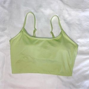 Green PINK Bra Top